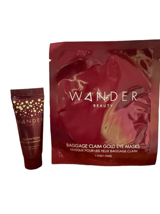 Wander Beauty Other - Wander Beauty Glowtion + Baggage Claim Gold Eye Masks